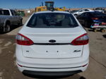 2017 Ford Fiesta Se White vin: 3FADP4BJXHM118811