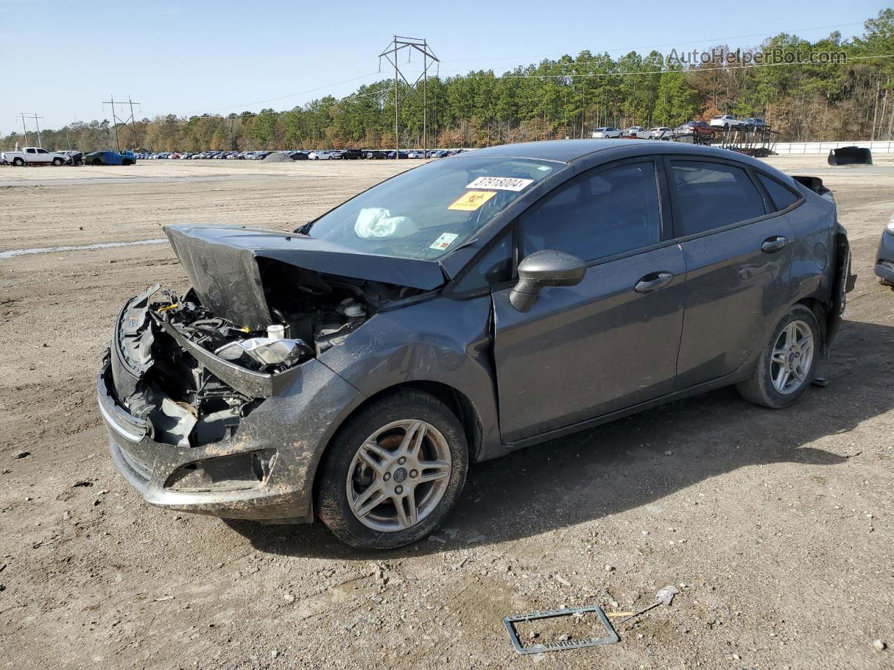 2017 Ford Fiesta Se Charcoal vin: 3FADP4BJXHM119621