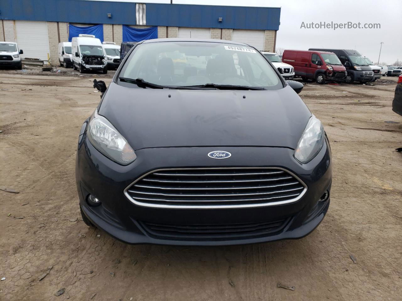 2017 Ford Fiesta Se Черный vin: 3FADP4BJXHM129713