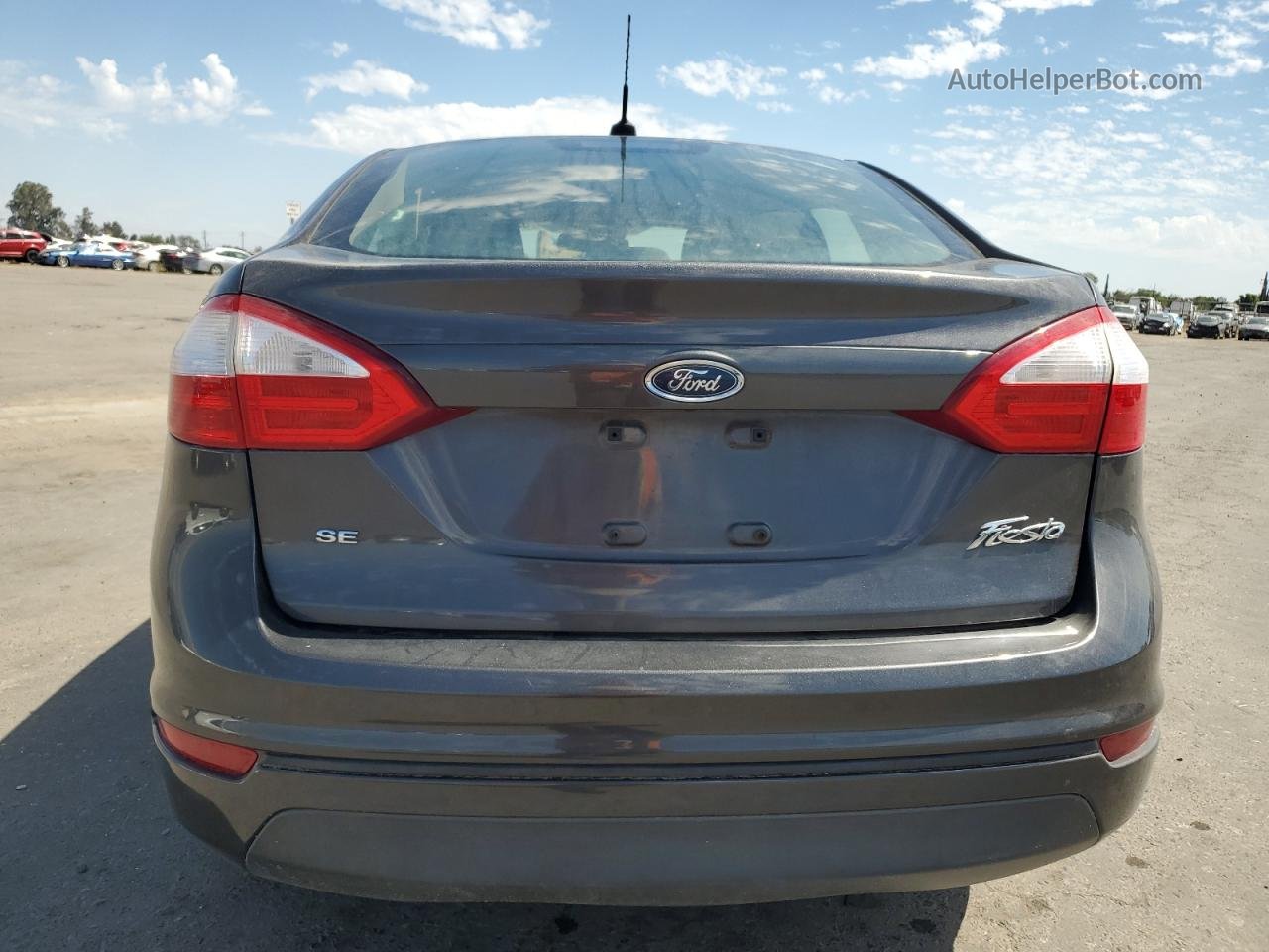2017 Ford Fiesta Se Gray vin: 3FADP4BJXHM143482