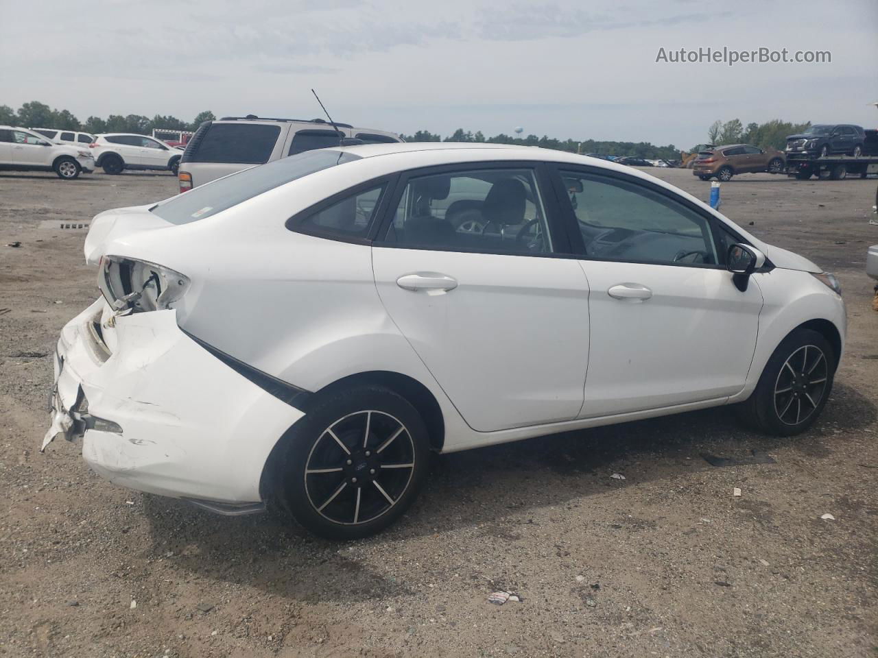 2017 Ford Fiesta Se White vin: 3FADP4BJXHM149895