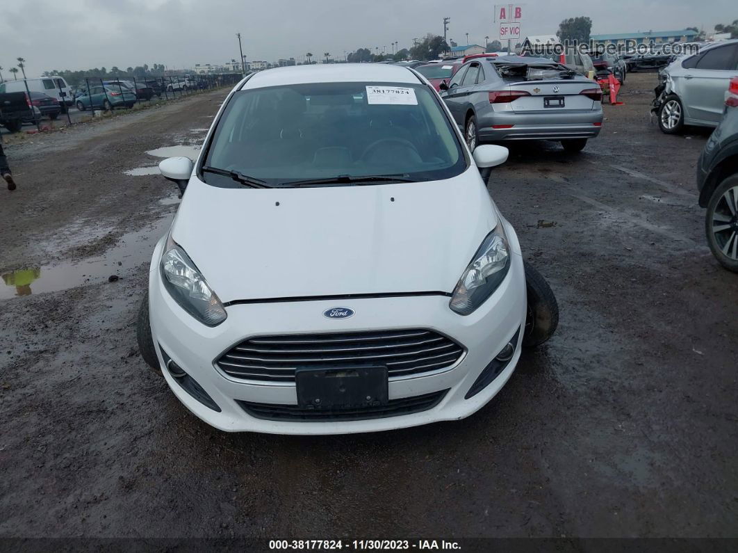 2019 Ford Fiesta Se Белый vin: 3FADP4BJXKM105550