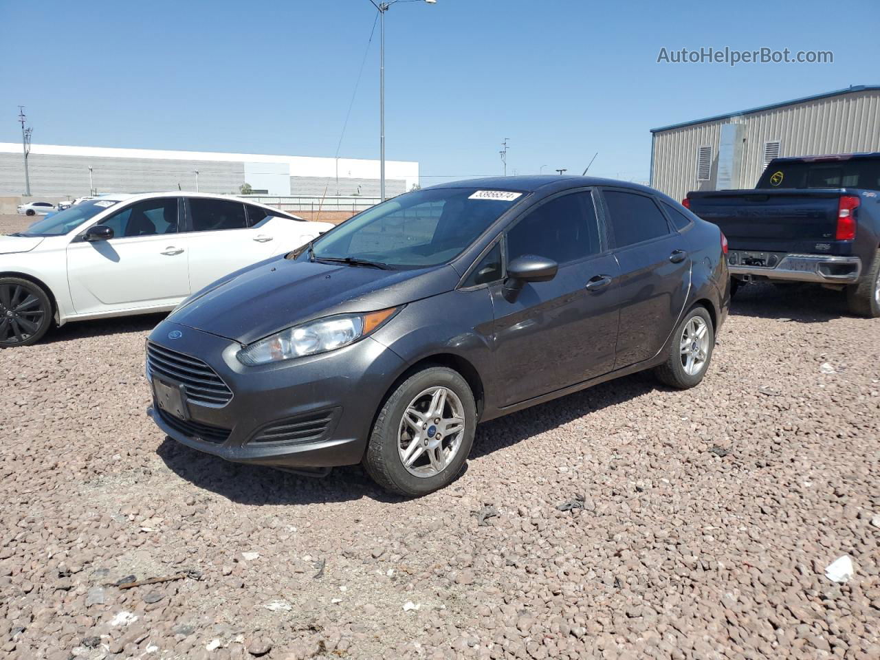 2019 Ford Fiesta Se Charcoal vin: 3FADP4BJXKM115186