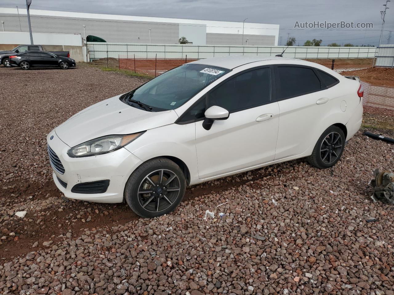 2019 Ford Fiesta Se Белый vin: 3FADP4BJXKM118511