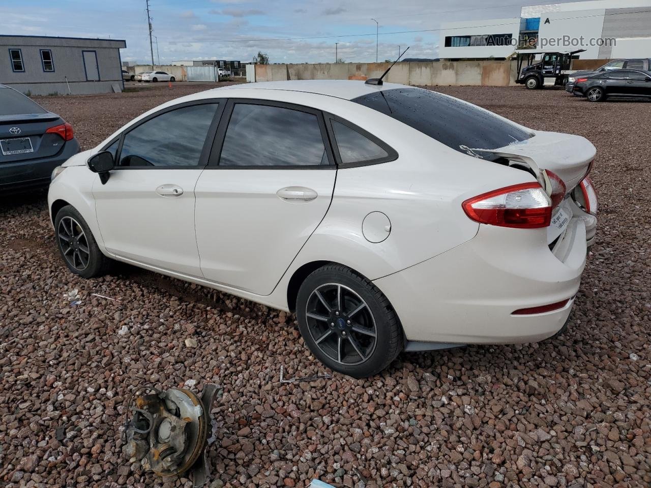 2019 Ford Fiesta Se Белый vin: 3FADP4BJXKM118511