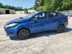 2019 Ford Fiesta Se Синий vin: 3FADP4BJXKM125782