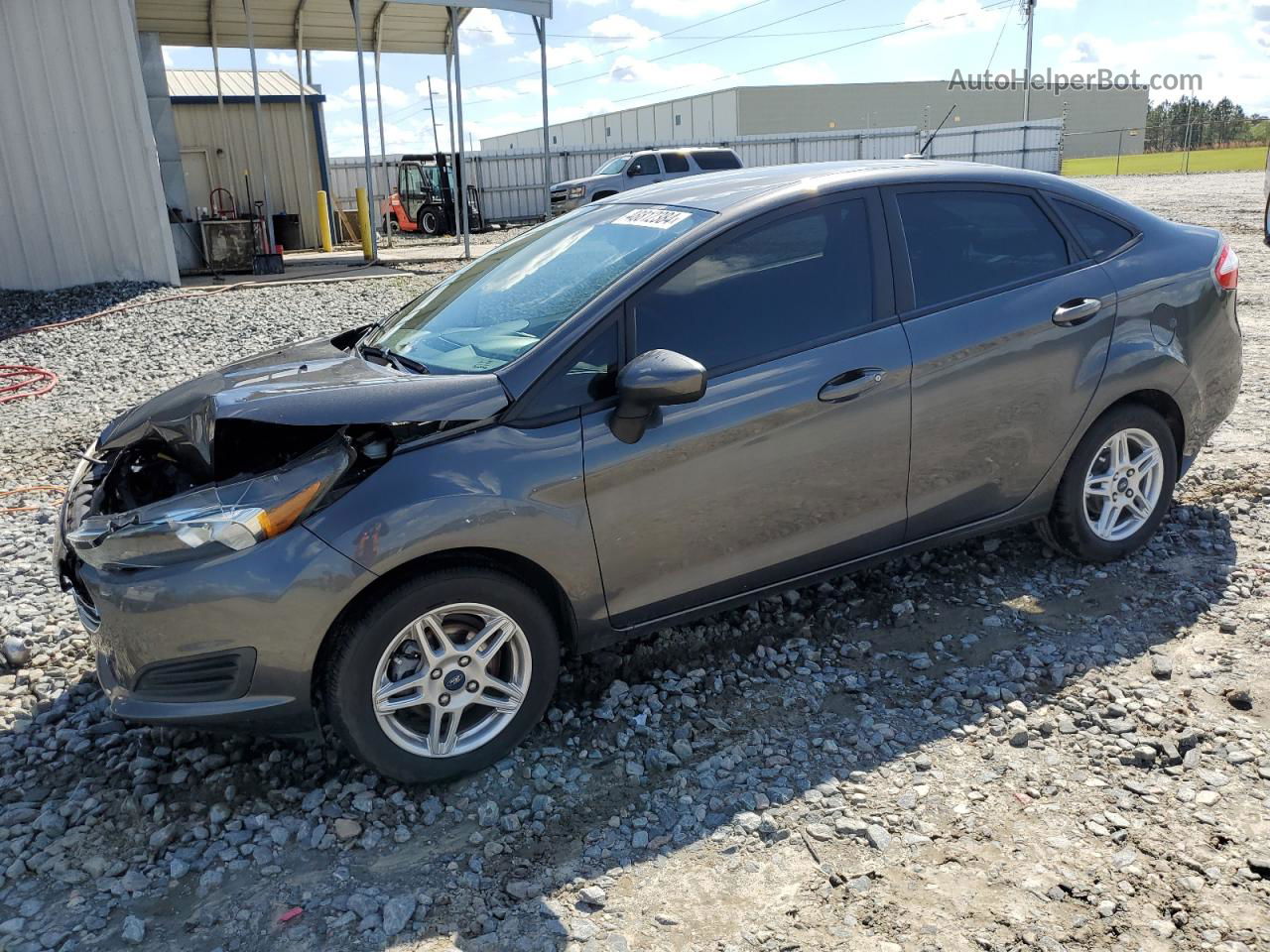 2019 Ford Fiesta Se Серый vin: 3FADP4BJXKM139262