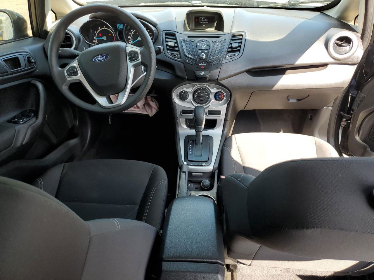 2019 Ford Fiesta Se Gray vin: 3FADP4BJXKM139262