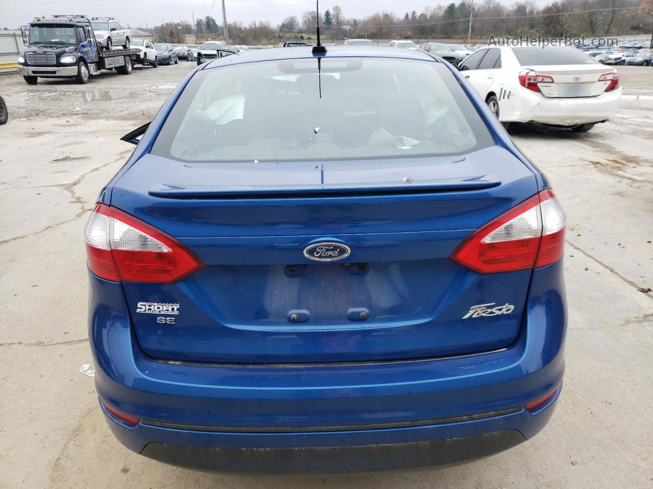 2019 Ford Fiesta Se Blue vin: 3FADP4BJXKM143991