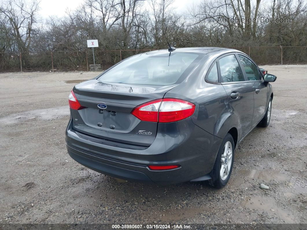 2019 Ford Fiesta Se Gray vin: 3FADP4BJXKM146843