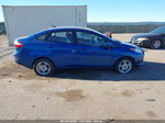 2019 Ford Fiesta Se Blue vin: 3FADP4BJXKM155946