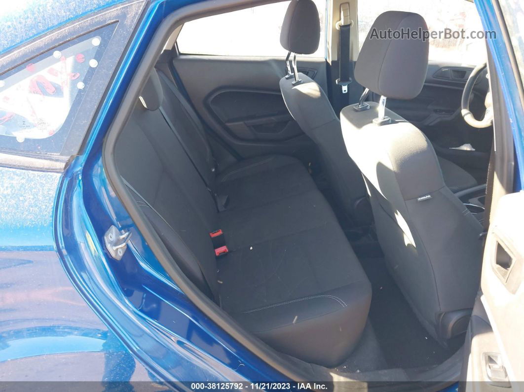 2019 Ford Fiesta Se Blue vin: 3FADP4BJXKM155946