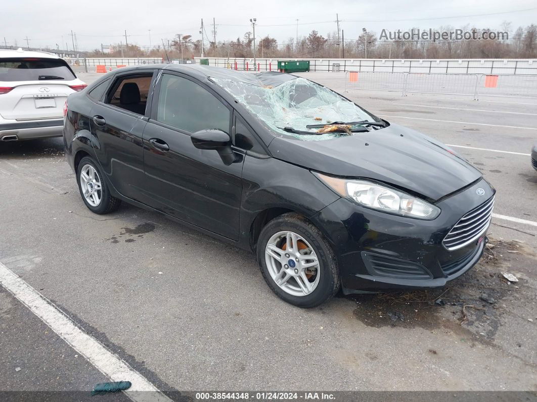 2019 Ford Fiesta Se Черный vin: 3FADP4BJXKM157499