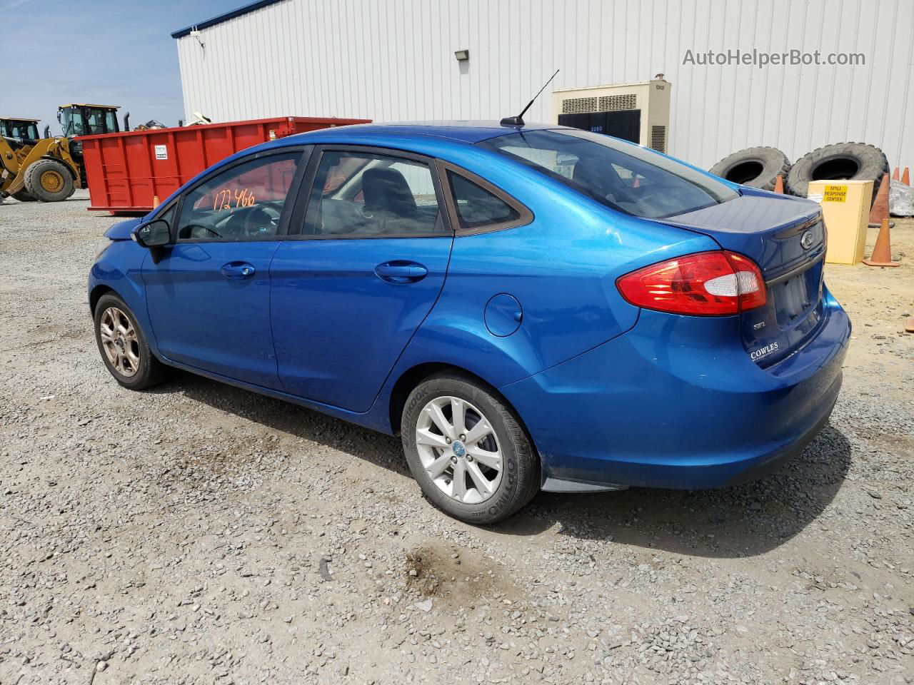 2011 Ford Fiesta Sel Blue vin: 3FADP4CJ1BM179289