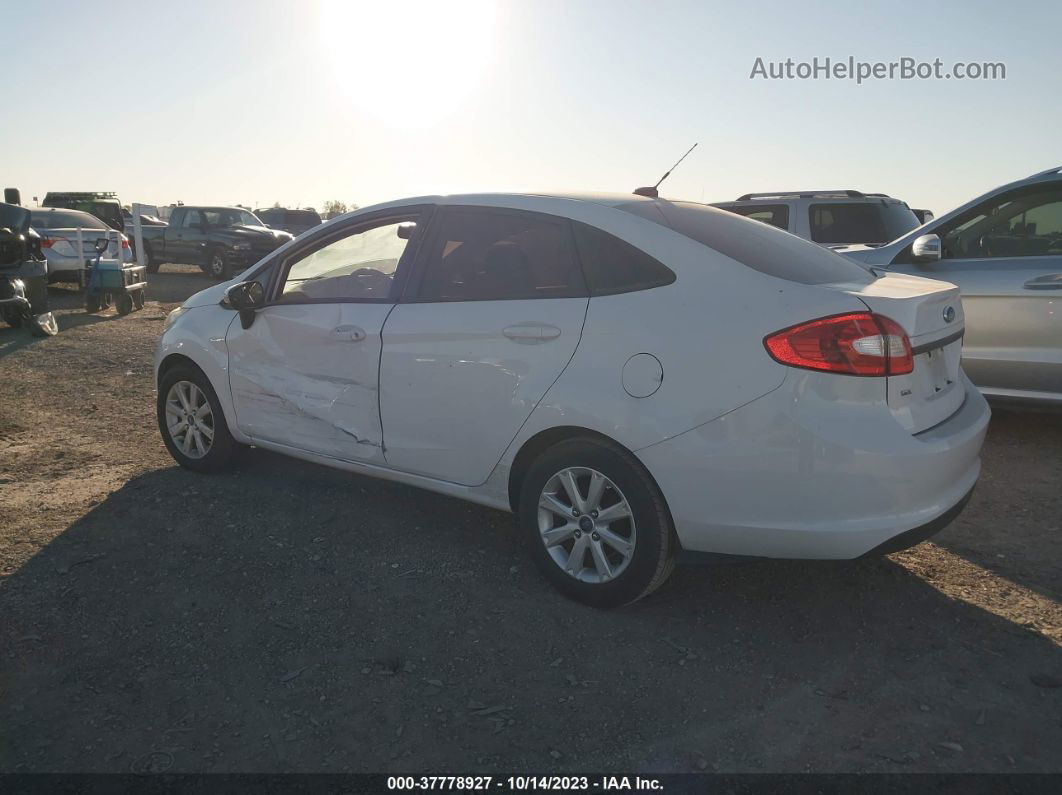 2011 Ford Fiesta Sel Белый vin: 3FADP4CJ1BM212999