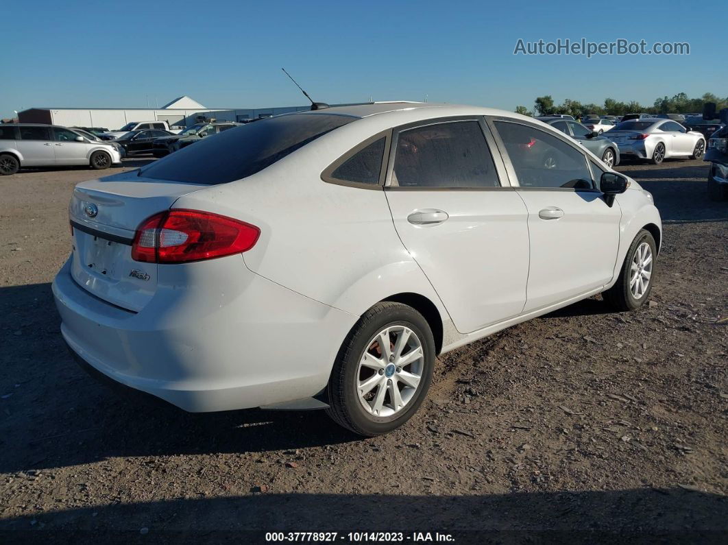 2011 Ford Fiesta Sel White vin: 3FADP4CJ1BM212999