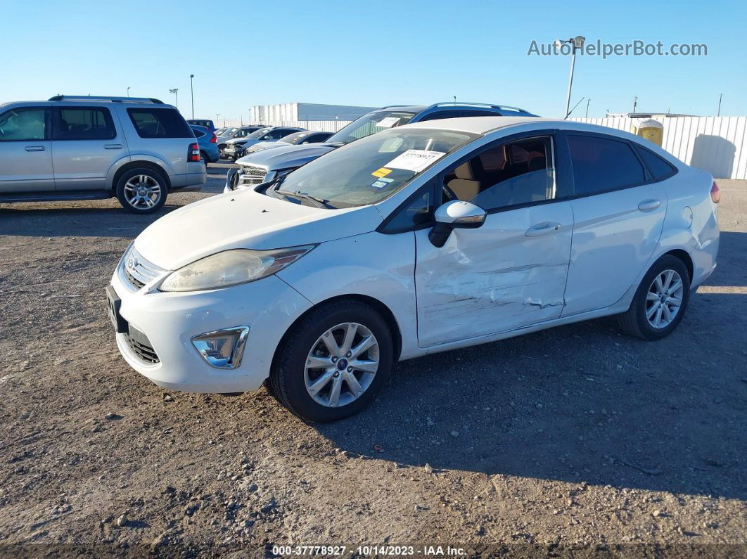 2011 Ford Fiesta Sel White vin: 3FADP4CJ1BM212999