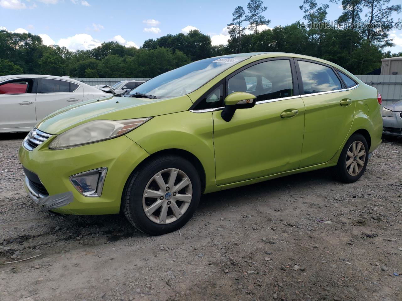 2011 Ford Fiesta Sel Green vin: 3FADP4CJ2BM178684