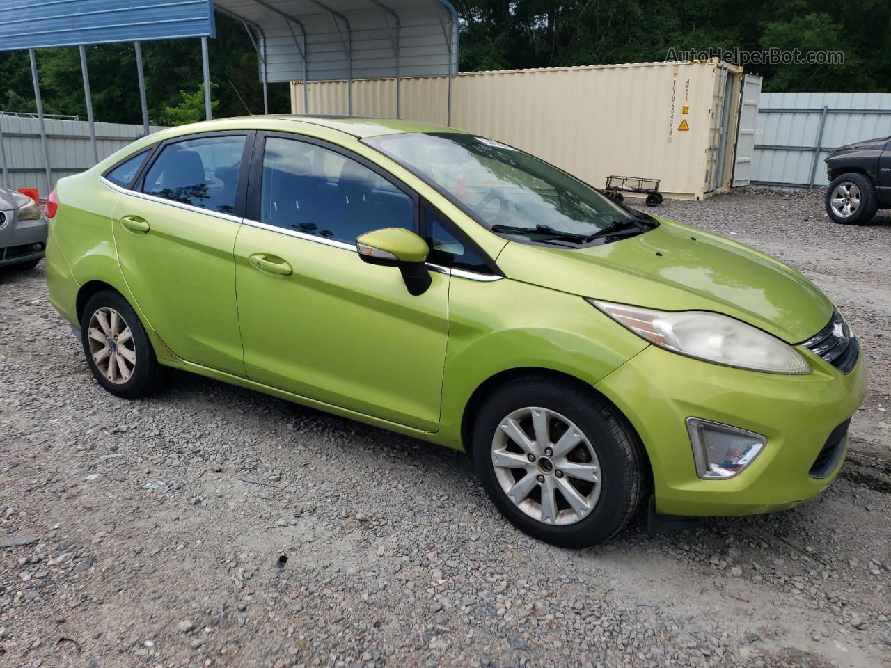 2011 Ford Fiesta Sel Green vin: 3FADP4CJ2BM178684