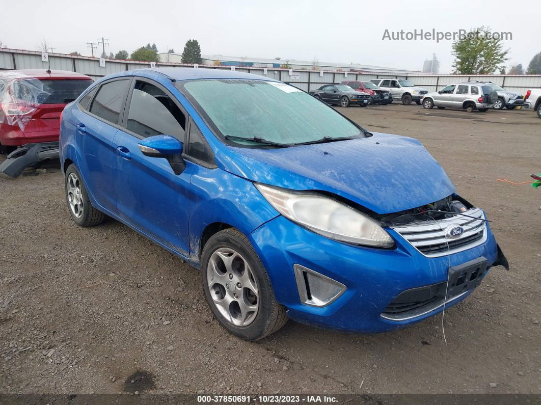 2011 Ford Fiesta Sel Blue vin: 3FADP4CJ5BM100576