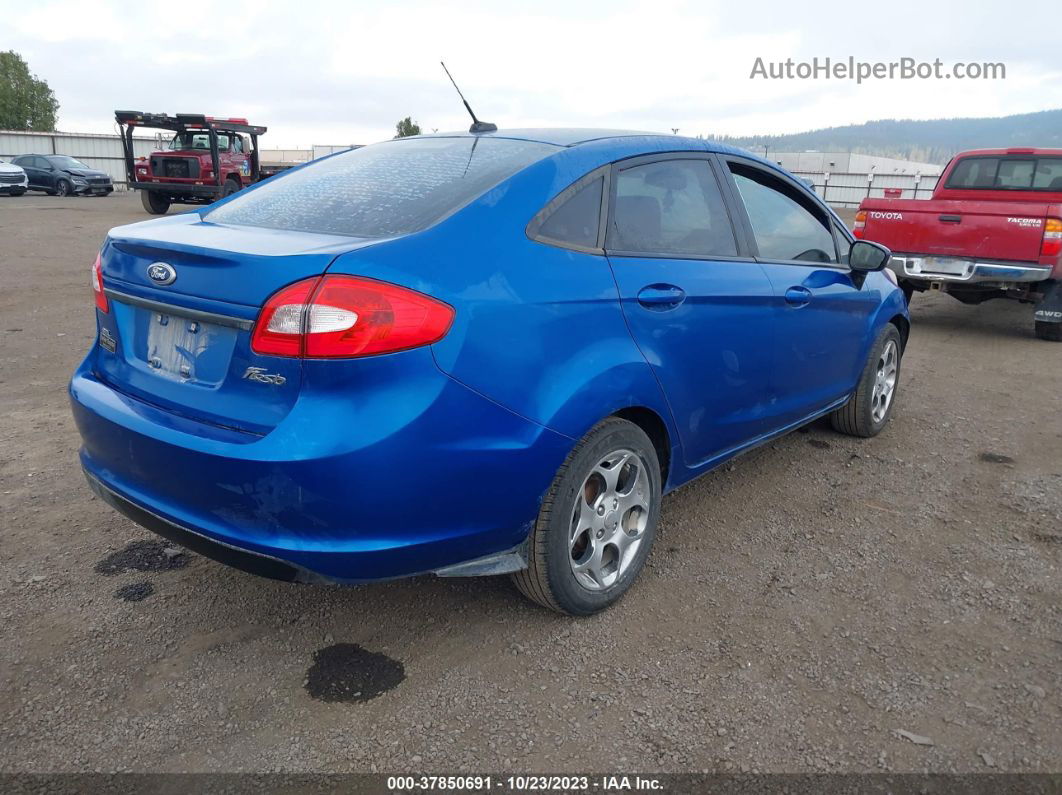 2011 Ford Fiesta Sel Blue vin: 3FADP4CJ5BM100576