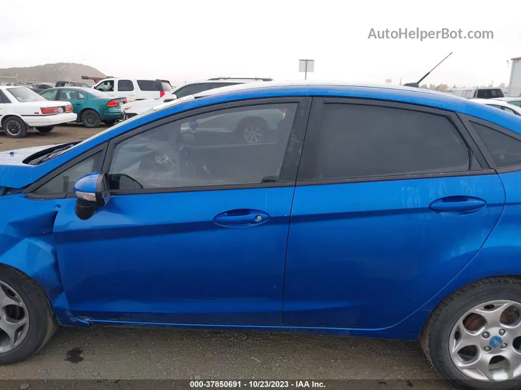 2011 Ford Fiesta Sel Blue vin: 3FADP4CJ5BM100576