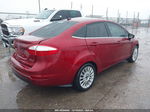 2015 Ford Fiesta Titanium Бордовый vin: 3FADP4CJ5FM151341