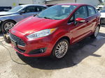 2016 Ford Fiesta Titanium Красный vin: 3FADP4CJ6GM163290