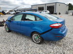 2017 Ford Fiesta Titanium Blue vin: 3FADP4CJ6HM169608