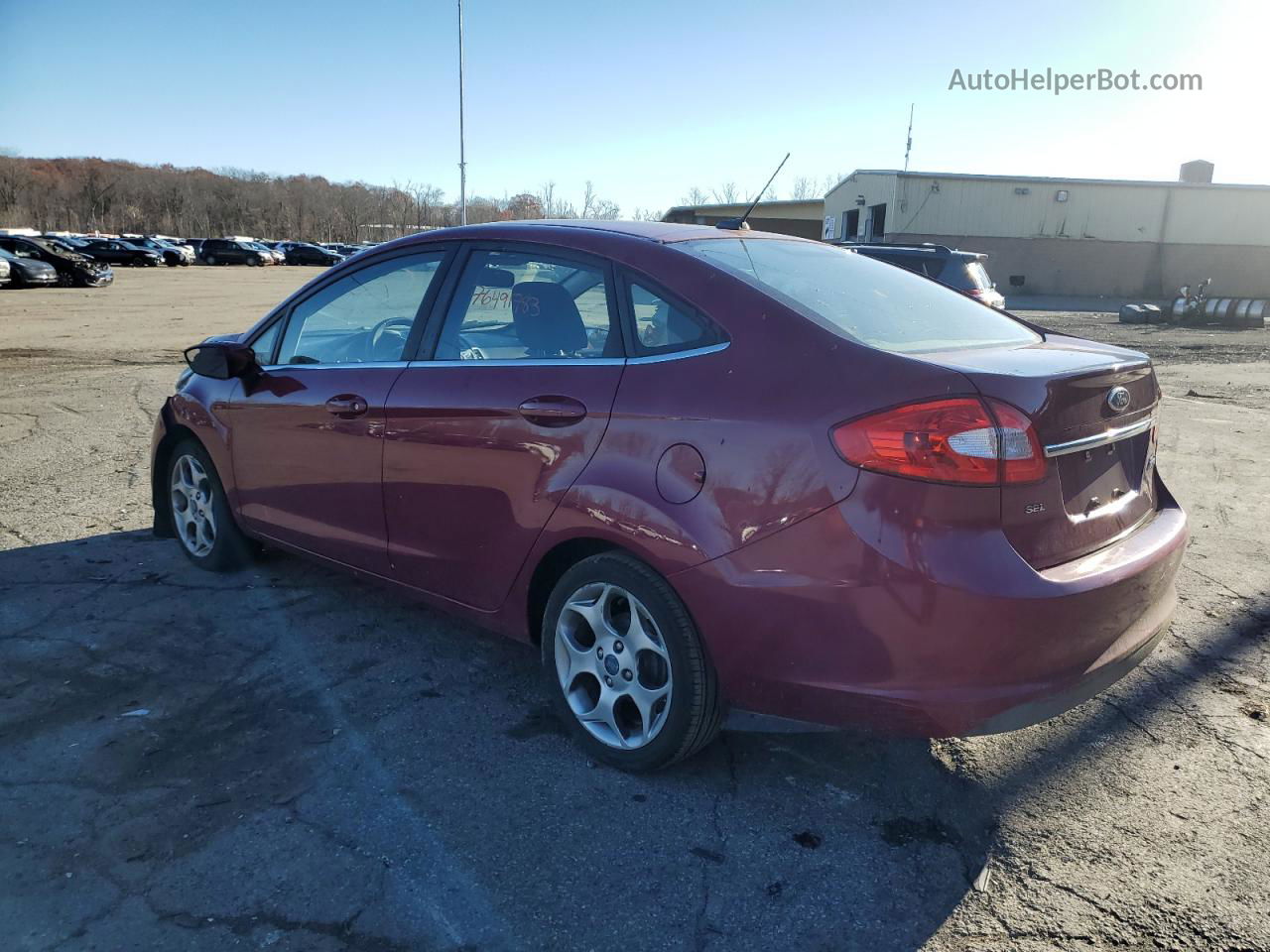 2011 Ford Fiesta Sel Red vin: 3FADP4CJ7BM113121