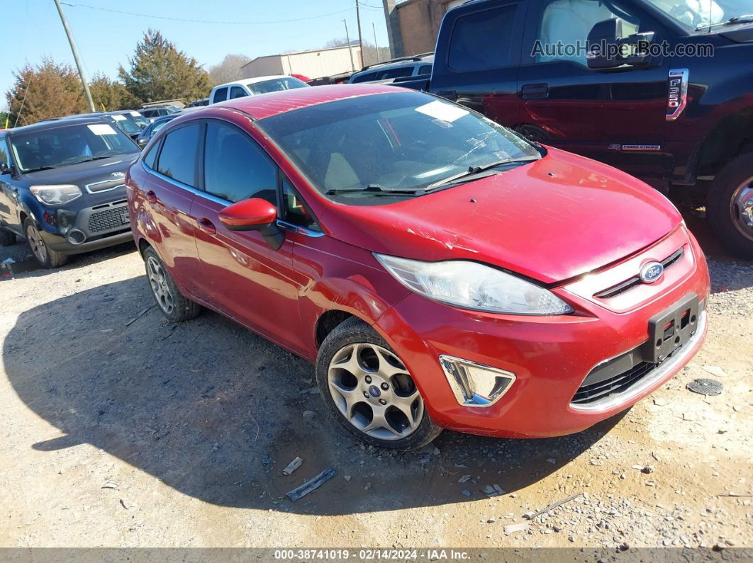 2011 Ford Fiesta Sel Red vin: 3FADP4CJ7BM118531