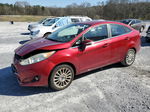 2015 Ford Fiesta Titanium Красный vin: 3FADP4CJ7FM152684