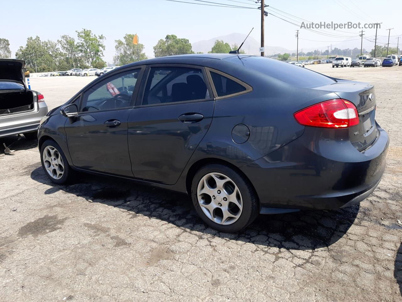 2011 Ford Fiesta Sel Gray vin: 3FADP4CJ8BM109112