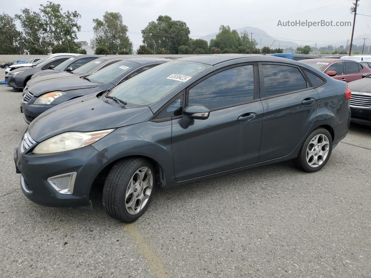 2011 Ford Fiesta Sel Gray vin: 3FADP4CJ8BM109112