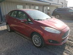 2015 Ford Fiesta Titanium Burgundy vin: 3FADP4CJ8FM181580