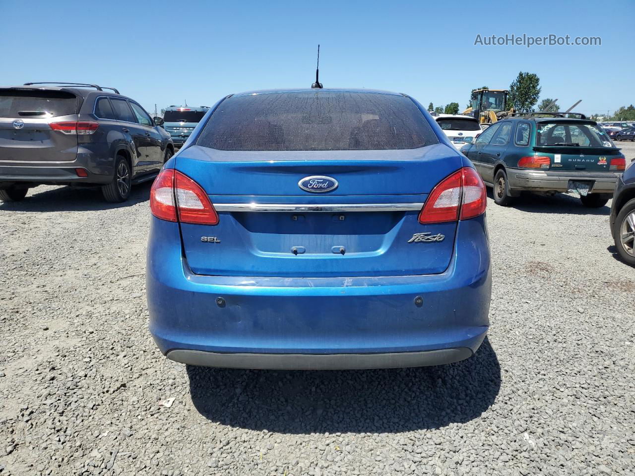 2011 Ford Fiesta Sel Blue vin: 3FADP4CJ9BM102413