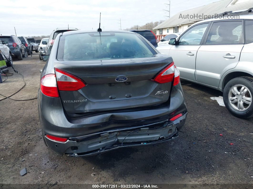 2015 Ford Fiesta Titanium Gray vin: 3FADP4CJ9FM225666