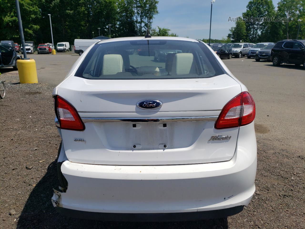 2011 Ford Fiesta Sel White vin: 3FADP4CJXBM217277