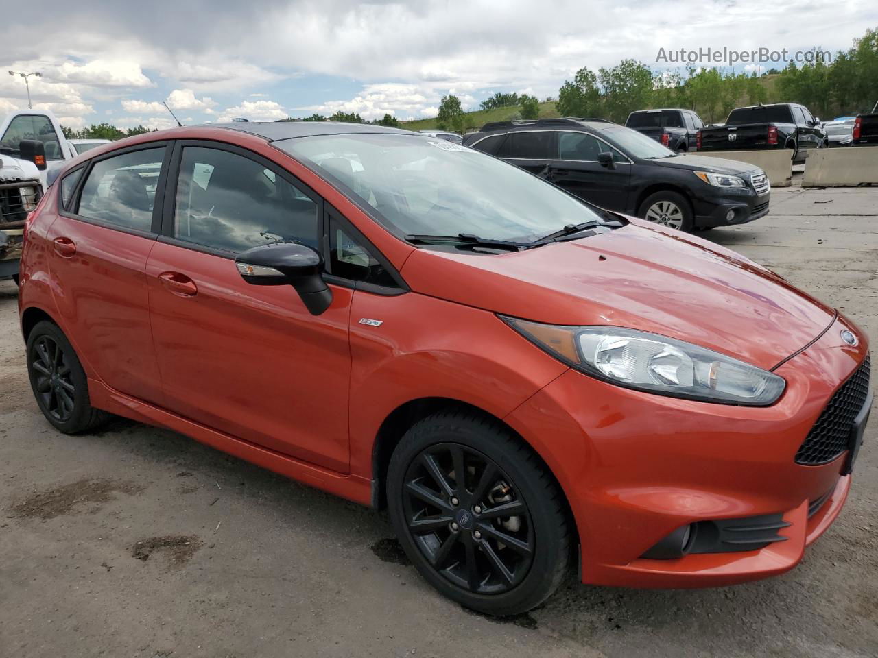 2019 Ford Fiesta St Red vin: 3FADP4DJ1KM141155