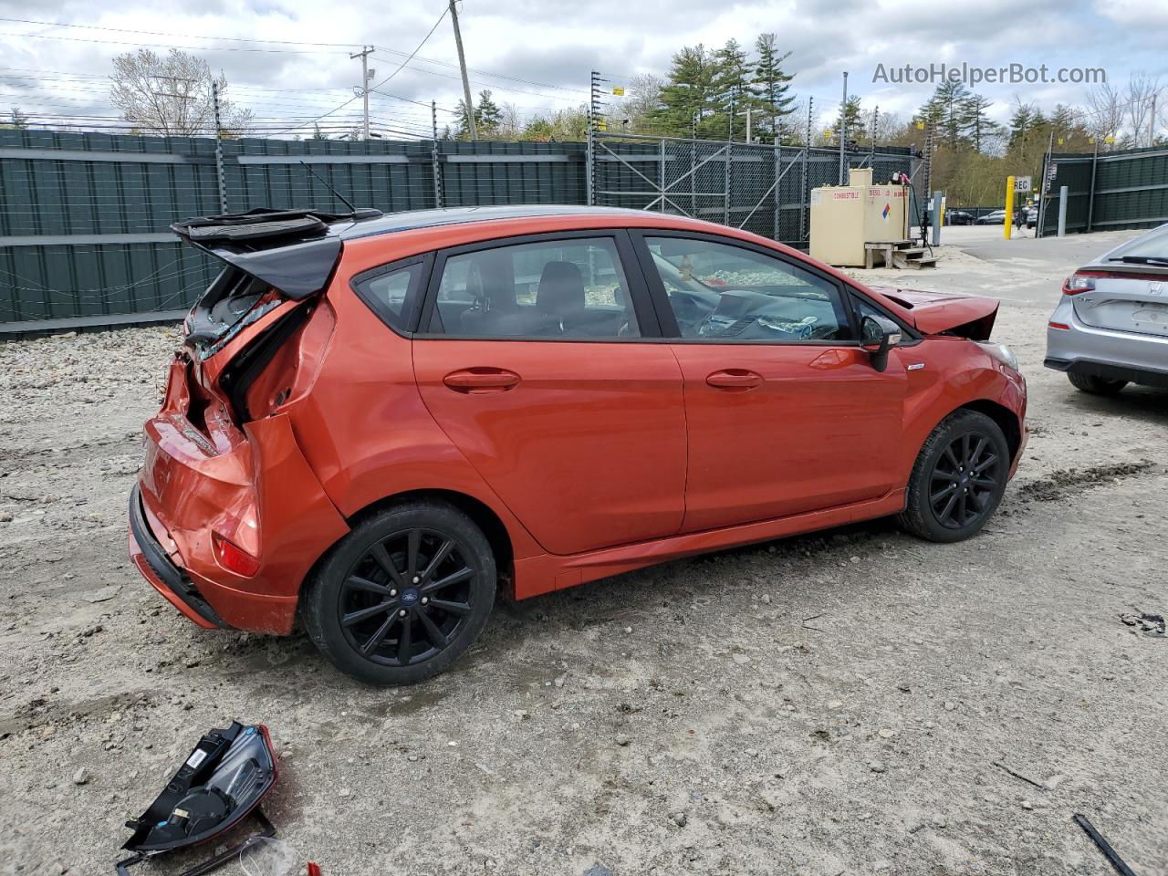 2019 Ford Fiesta St Red vin: 3FADP4DJ5KM152899