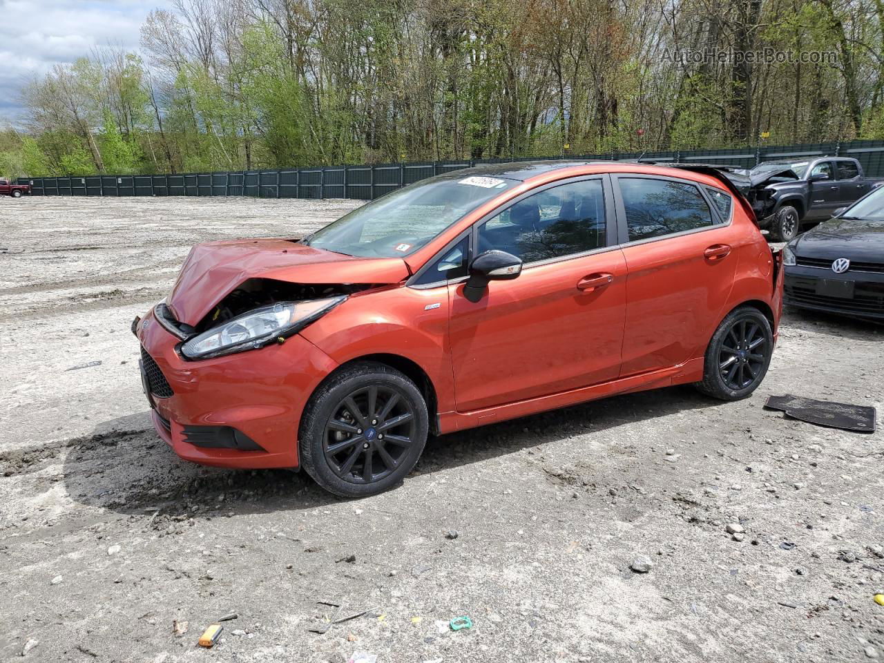 2019 Ford Fiesta St Red vin: 3FADP4DJ5KM152899