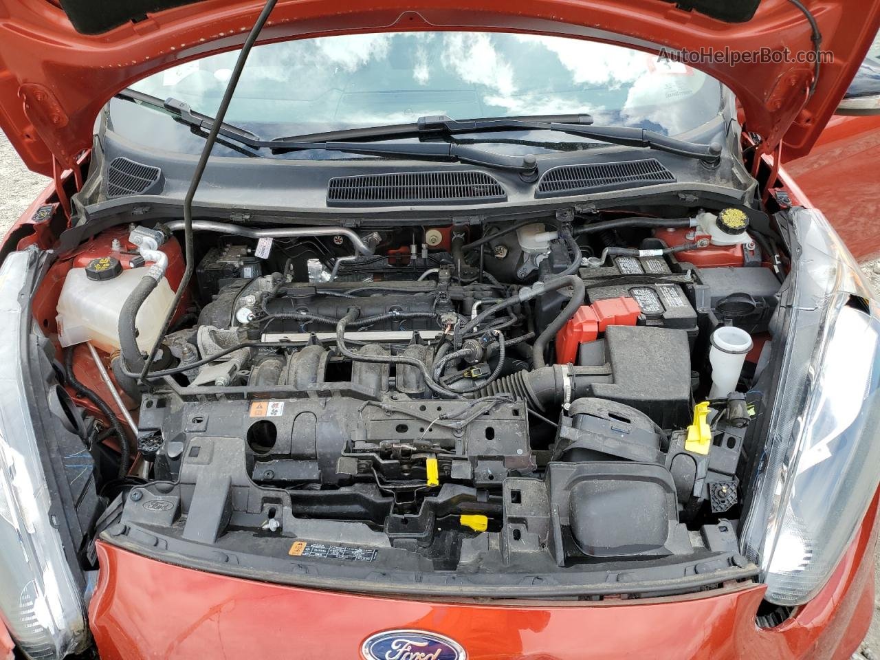 2019 Ford Fiesta St Red vin: 3FADP4DJ5KM152899