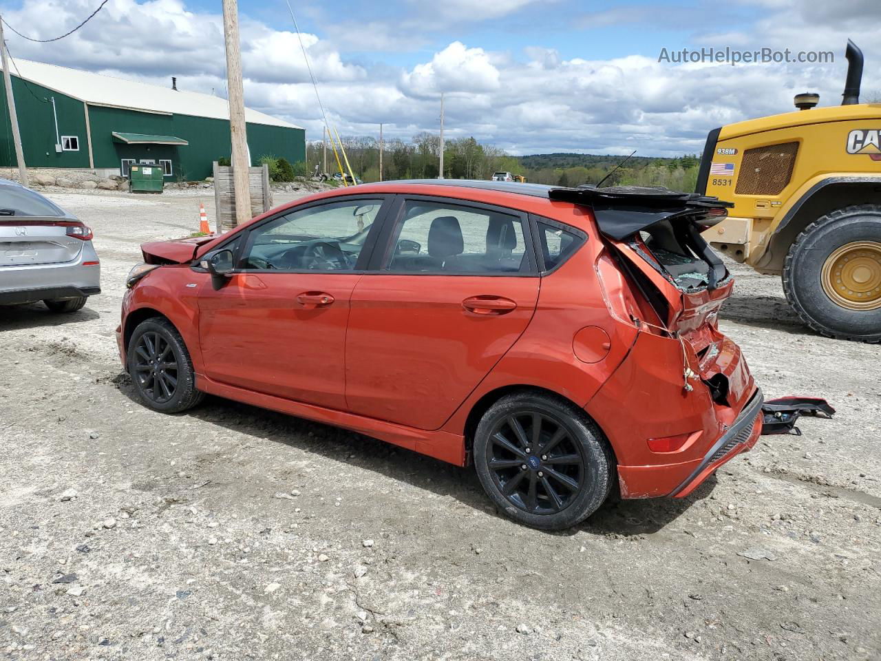 2019 Ford Fiesta St Red vin: 3FADP4DJ5KM152899