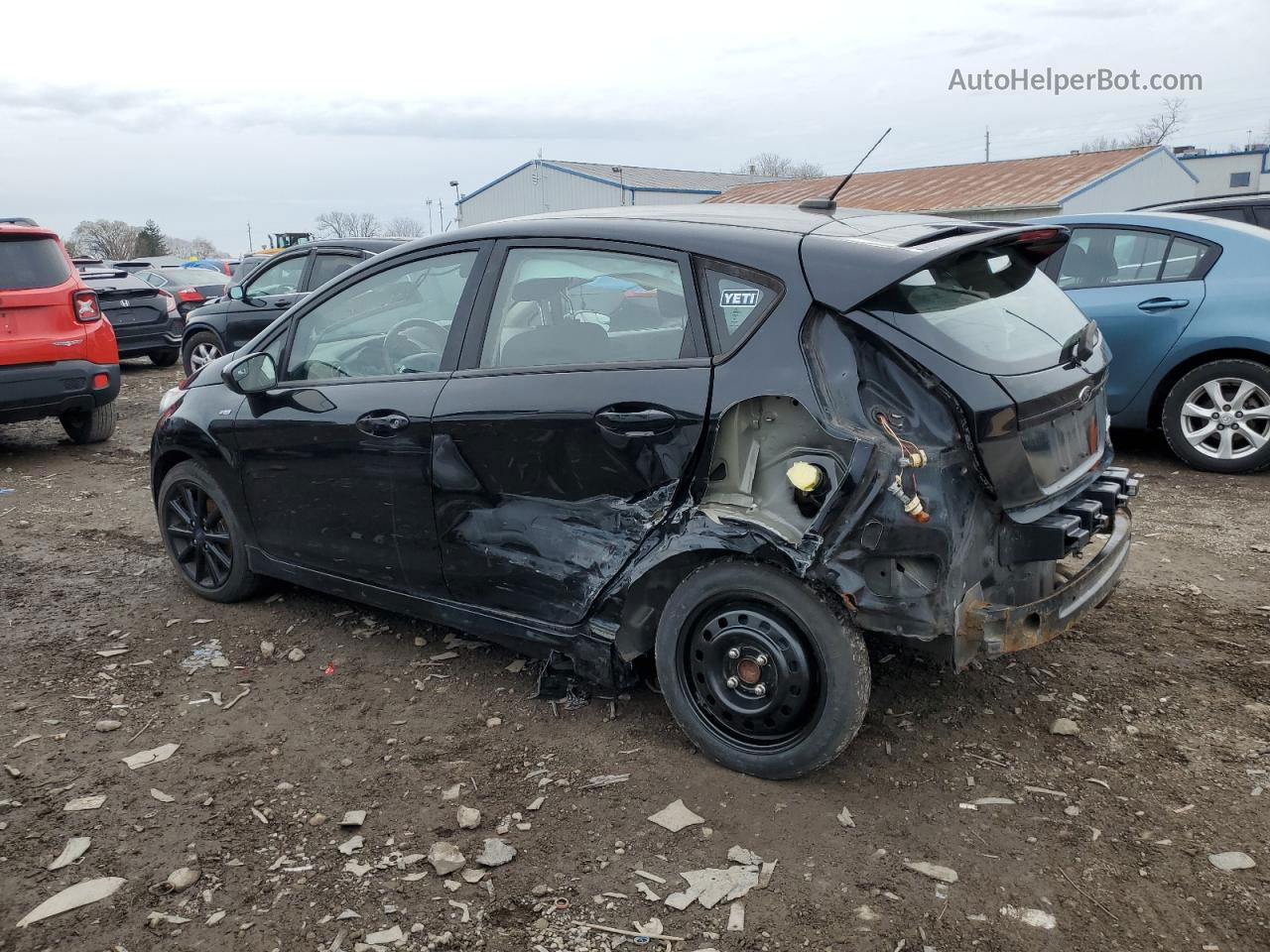 2019 Ford Fiesta St Black vin: 3FADP4DJ5KM157844