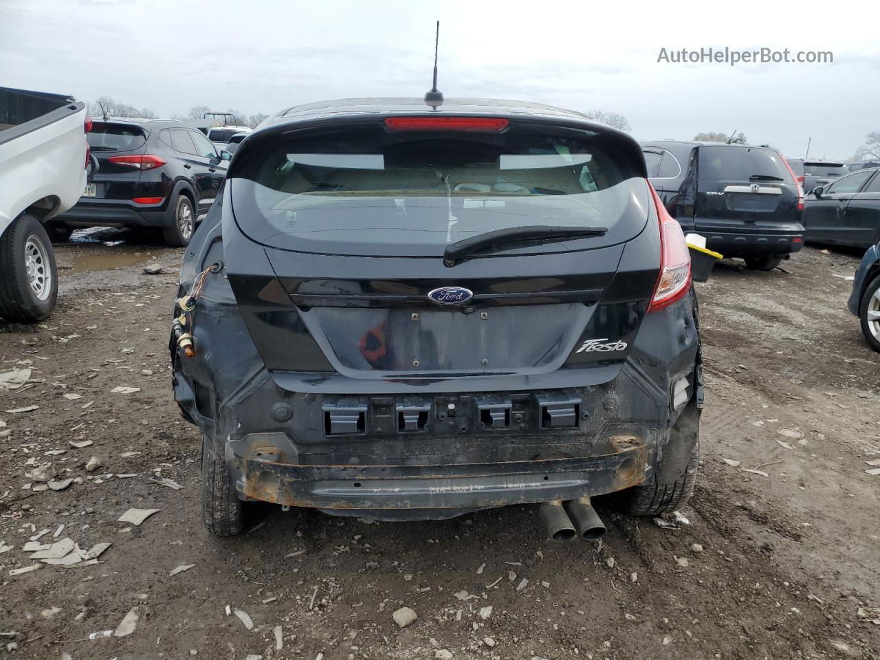 2019 Ford Fiesta St Black vin: 3FADP4DJ5KM157844