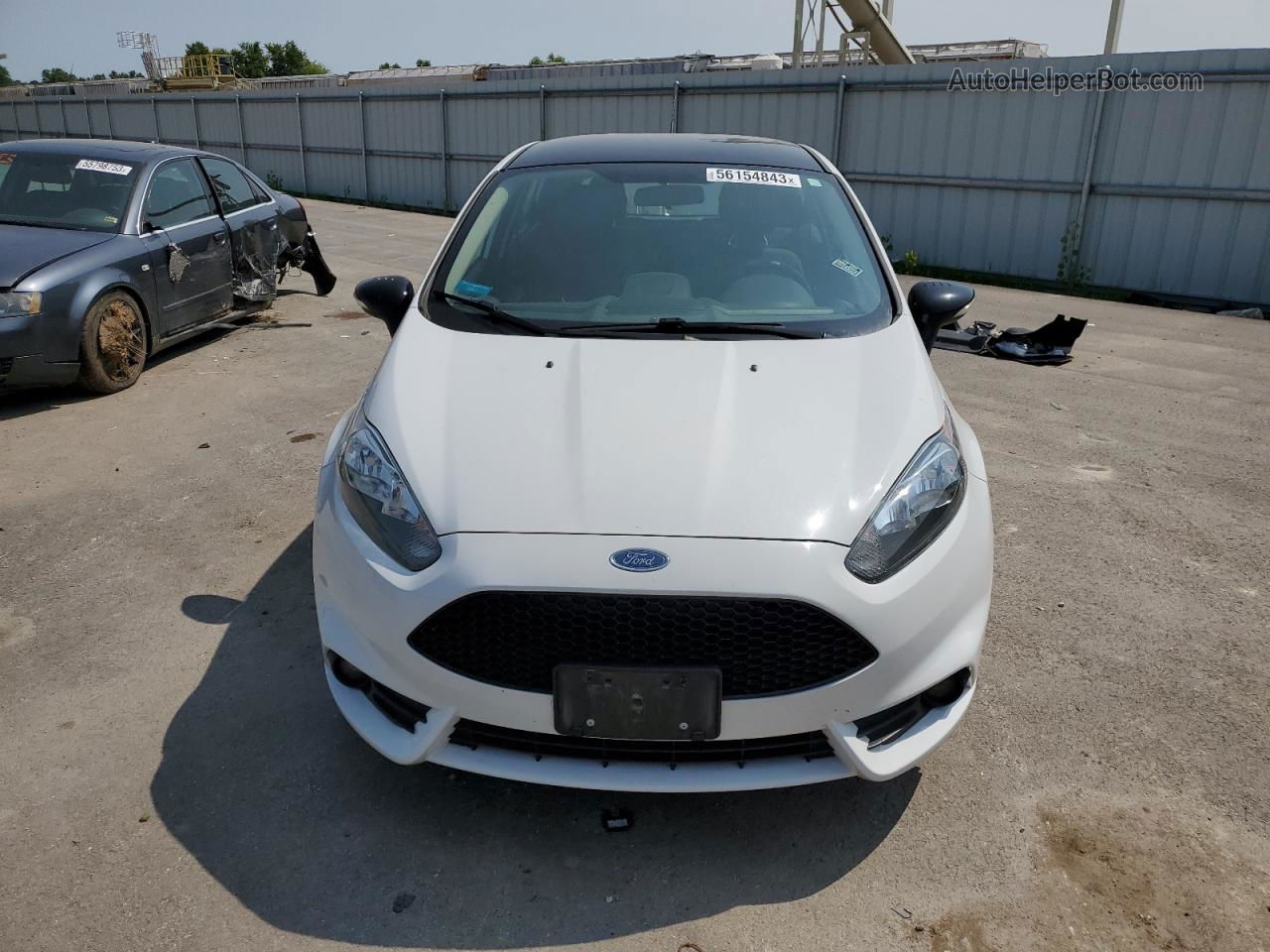 2019 Ford Fiesta St White vin: 3FADP4DJ7KM116020