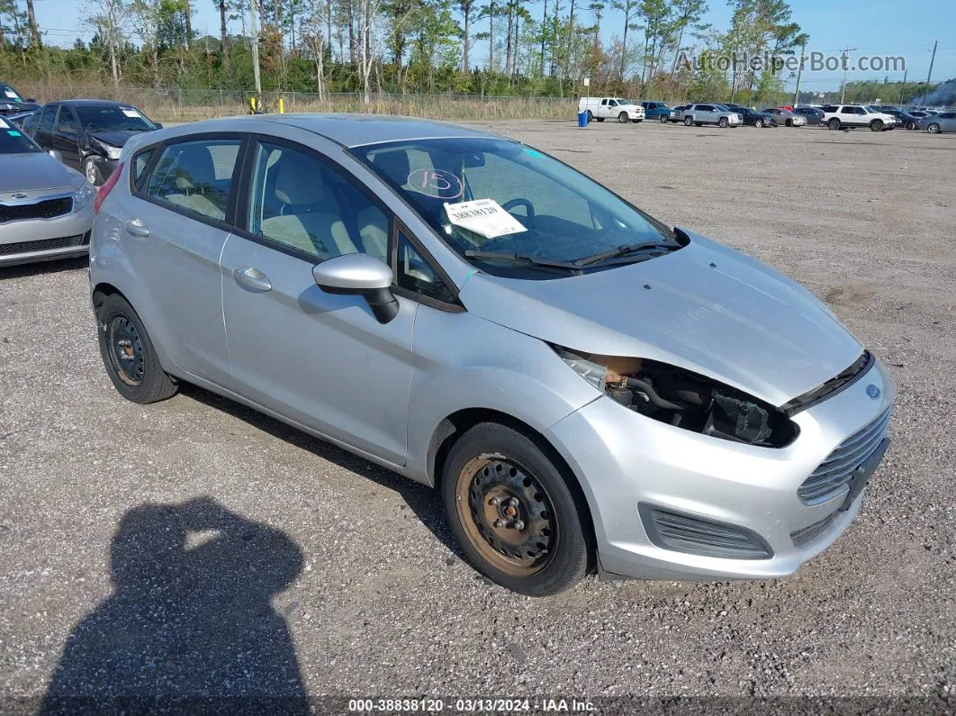 2017 Ford Fiesta Se Silver vin: 3FADP4EE3HM105011