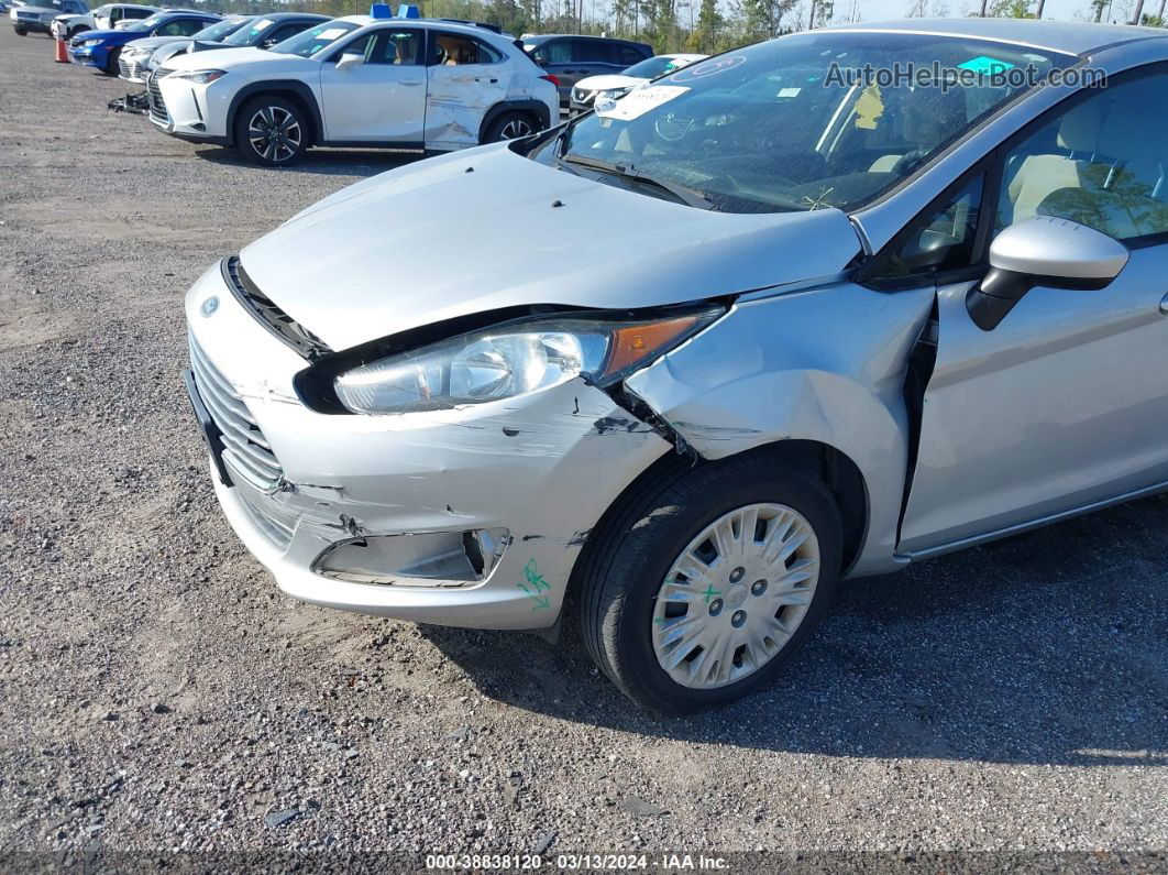 2017 Ford Fiesta Se Silver vin: 3FADP4EE3HM105011