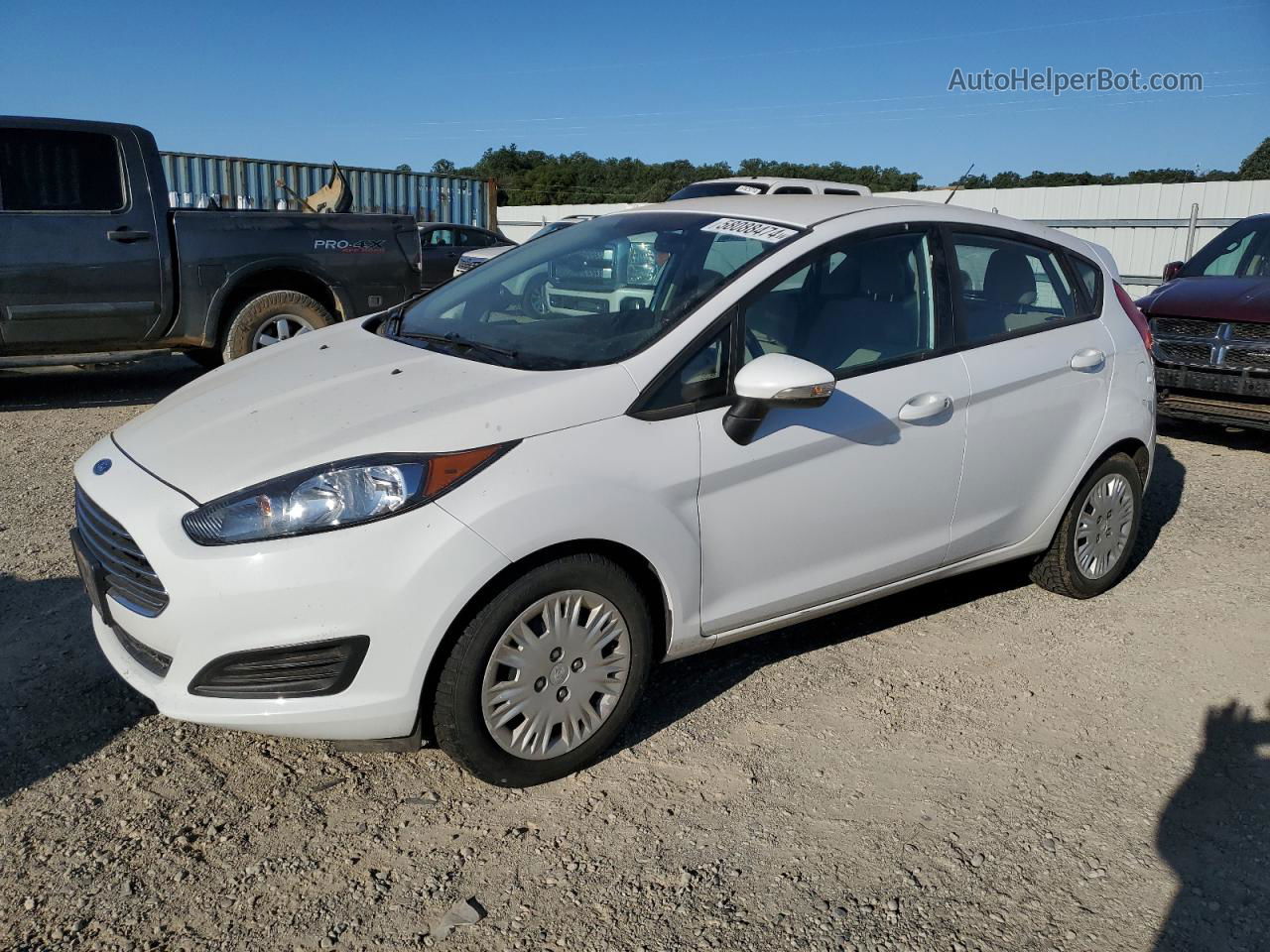 2015 Ford Fiesta Se Белый vin: 3FADP4EE4FM162198