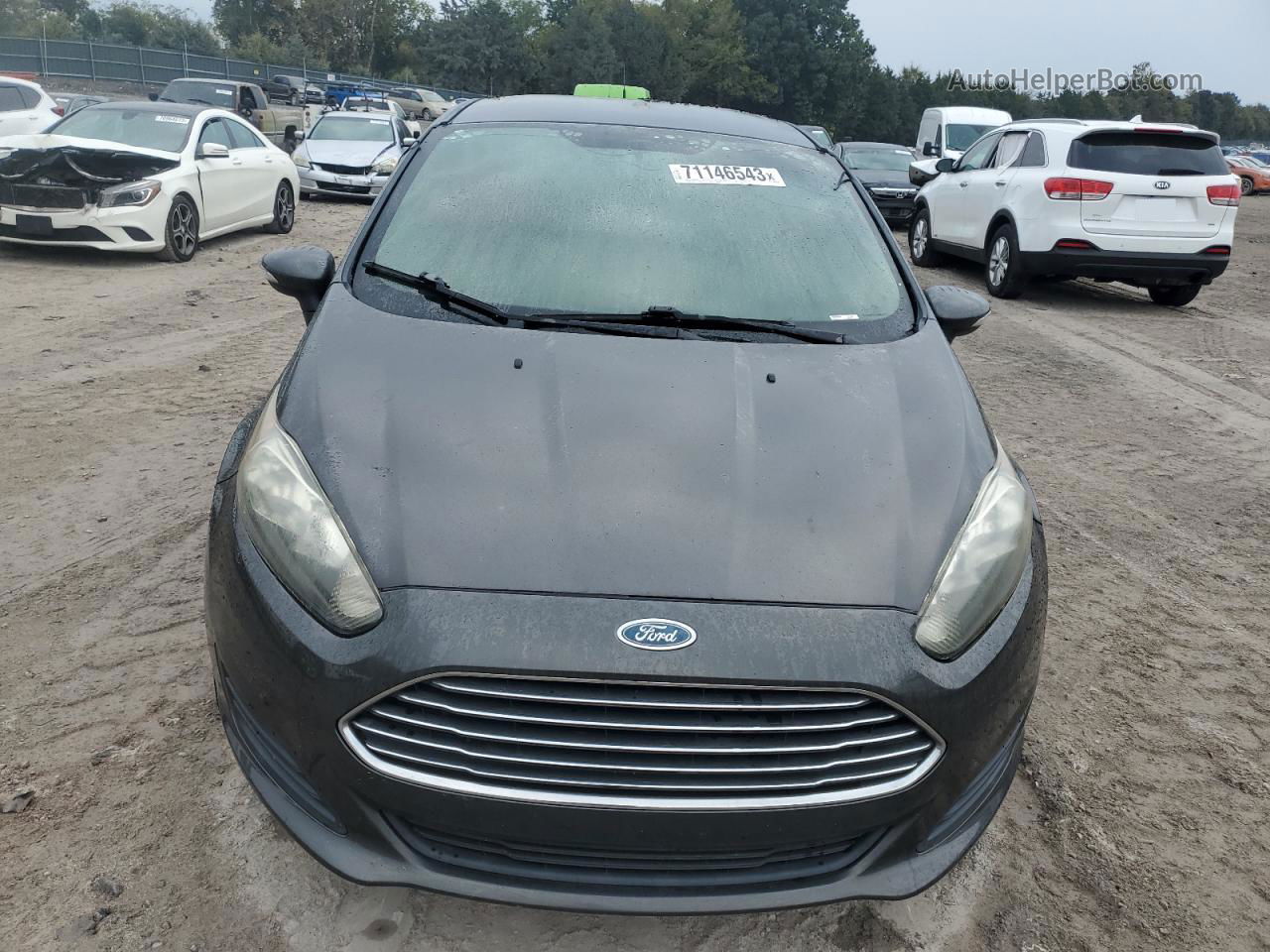 2015 Ford Fiesta Se Gray vin: 3FADP4EE7FM175382